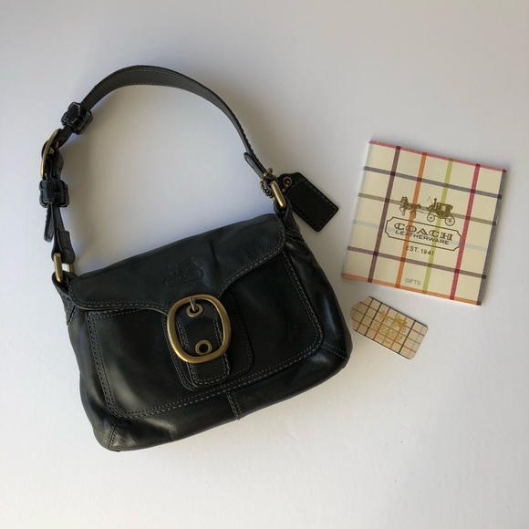 Coach Handbags - Limited edition Coach Bleecker Black Leather Bag